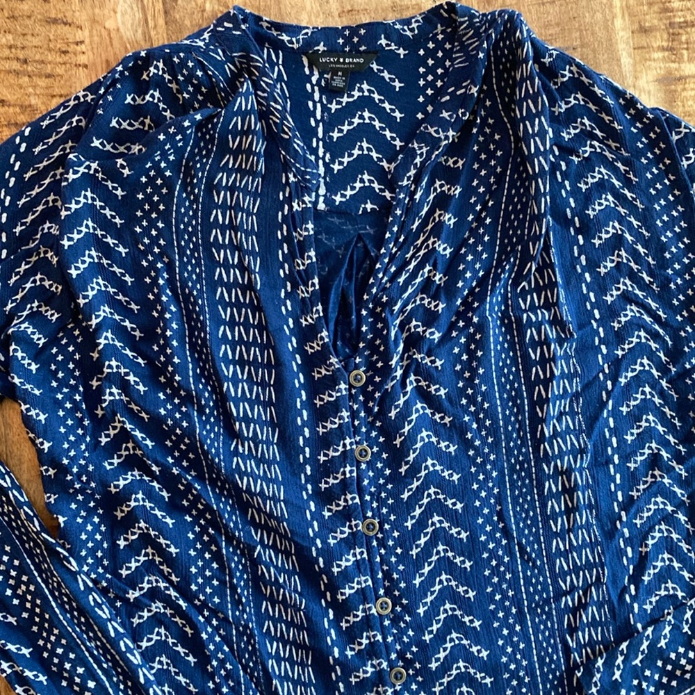 Lucky Brand Button Up Long Sleeve